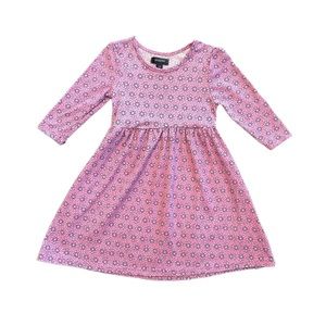Picapino pink, white and black floral dress size 18 months